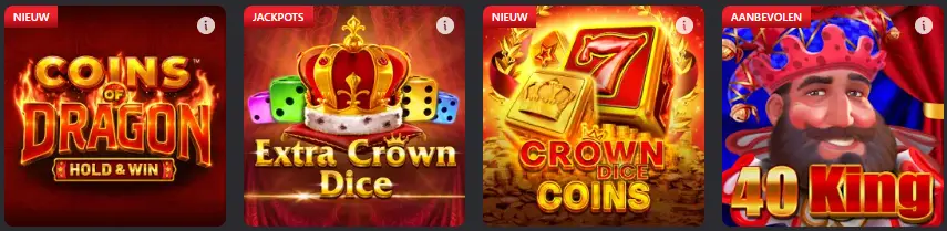 Mobiele gokkasten KING CASINO
